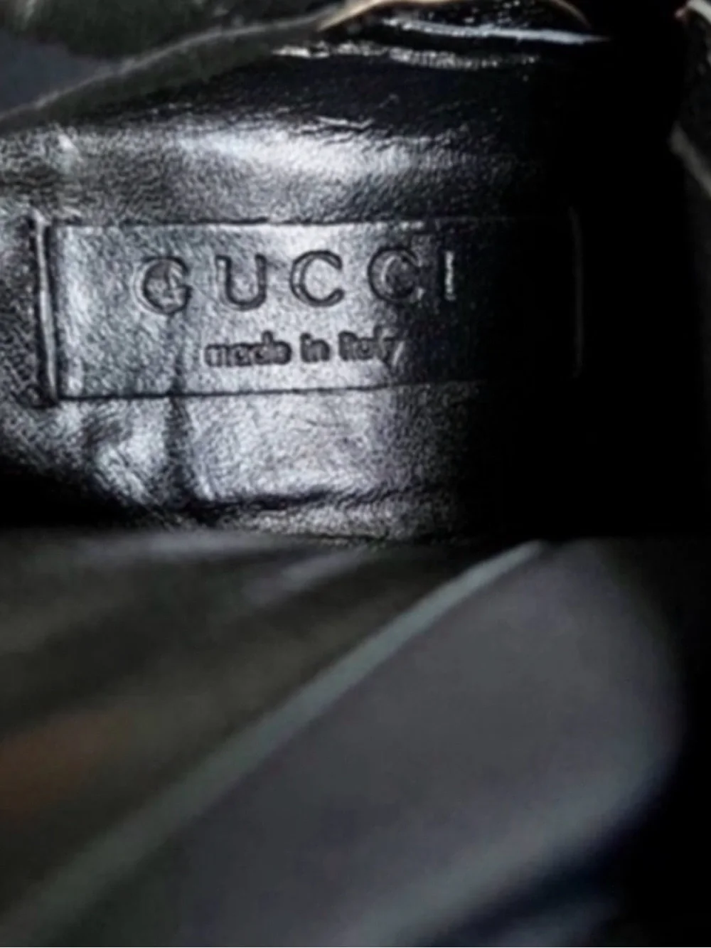 GUCCI TOM FORD FW 2003 Runway Black Leather Studded Kitten Heel OTK Boots 37